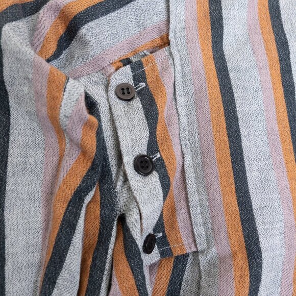 Isabel Marant Étoile Blouse Striped Button Down Shirt Boho FR 36 - Picture 9 of 16